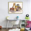 Cadre flottant industriel avec dessin de bulldozer, design par Steve Hunziker-1093734690-1093734693