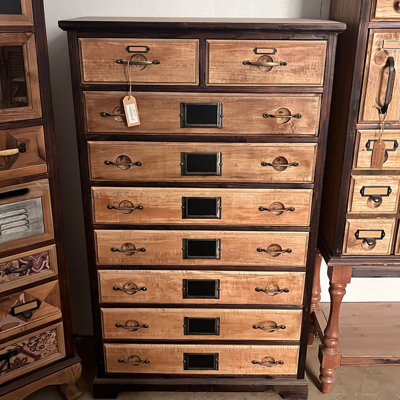 Solid Wood Rectangle Accent Chest