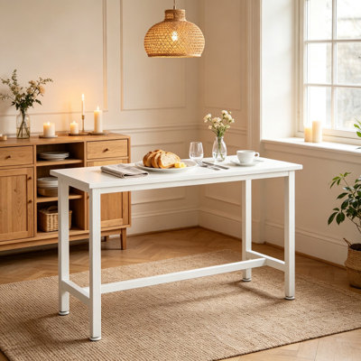 Metal Base Dining Table