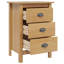 46cm W Solid Wood Bedside Table-1102440058