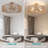 Rattan Semi Flush Mount