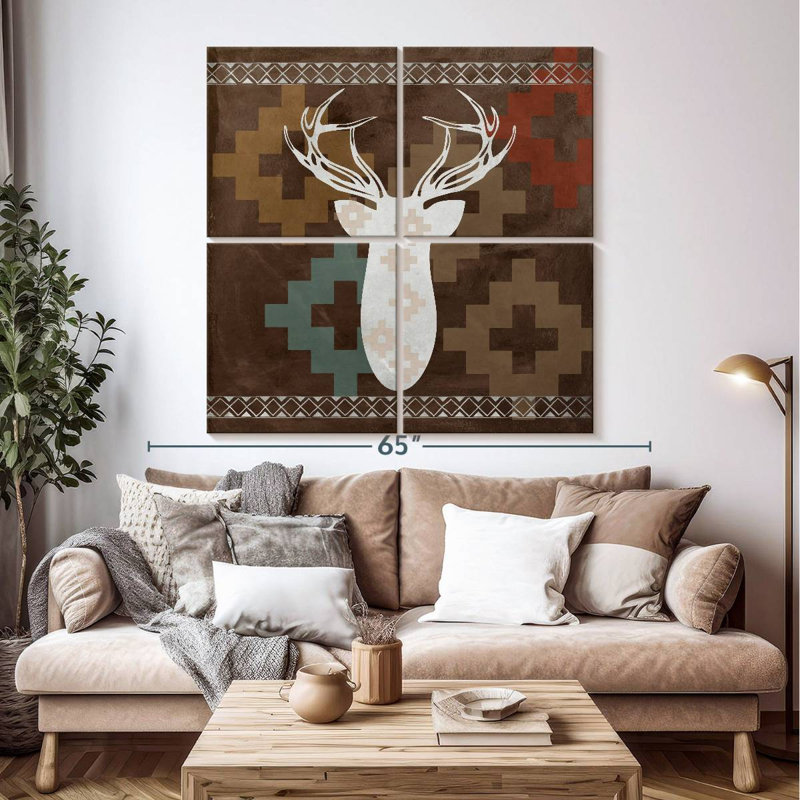 Brampt Deer Rack, 50" H x 50" W
