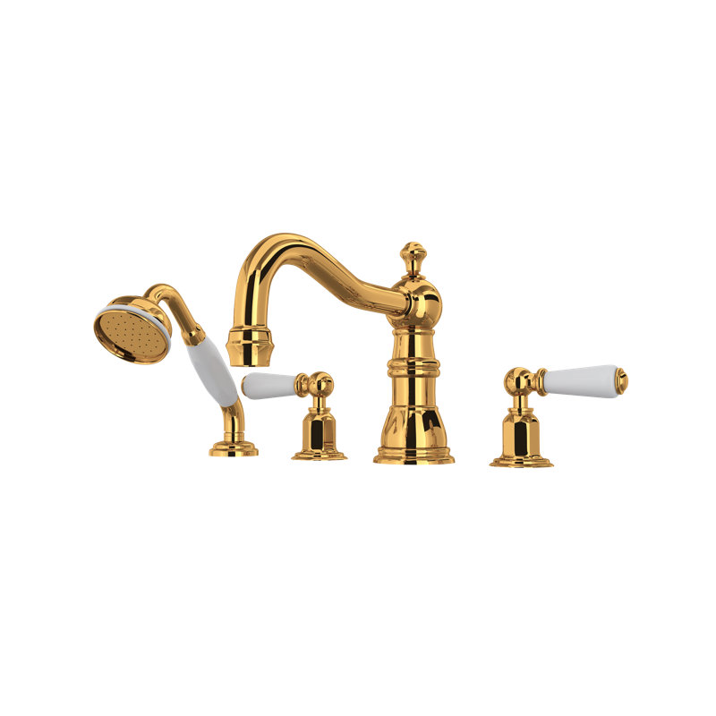 Robinet de baignoire Edwardian, Doré d'Angleterre