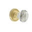 Rosette Grandeur Newport avec poignée en cristal brillant