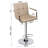 Square Back With Armrest Adjustable 32.5" Bar Stool-1526915064