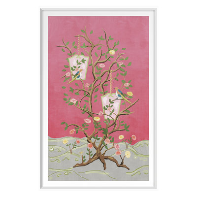 Larchmont 2 (Pink) Print by Dana Gibson