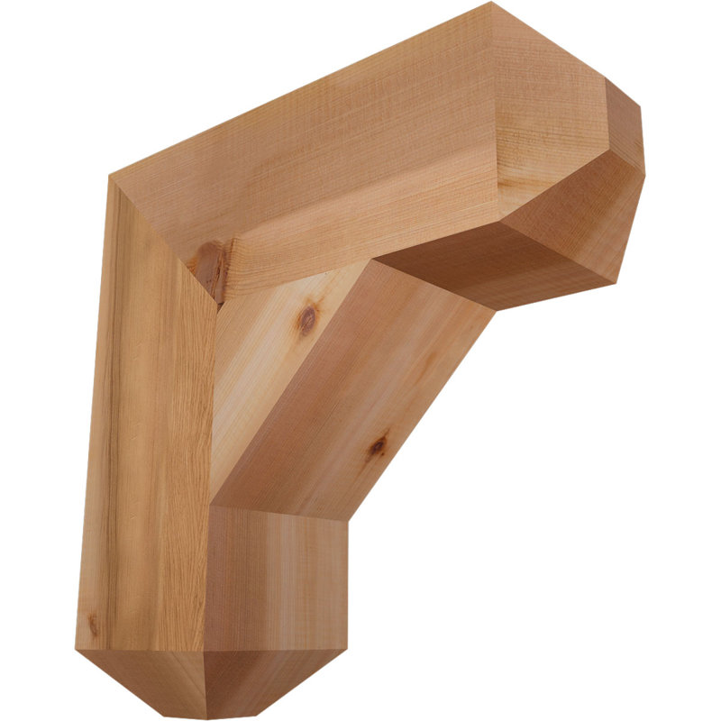 Support pour artisan traditionnel, H 18 po x l 5,5 po x P 18 po, Cèdre rouge de l'Ouest (lisse)