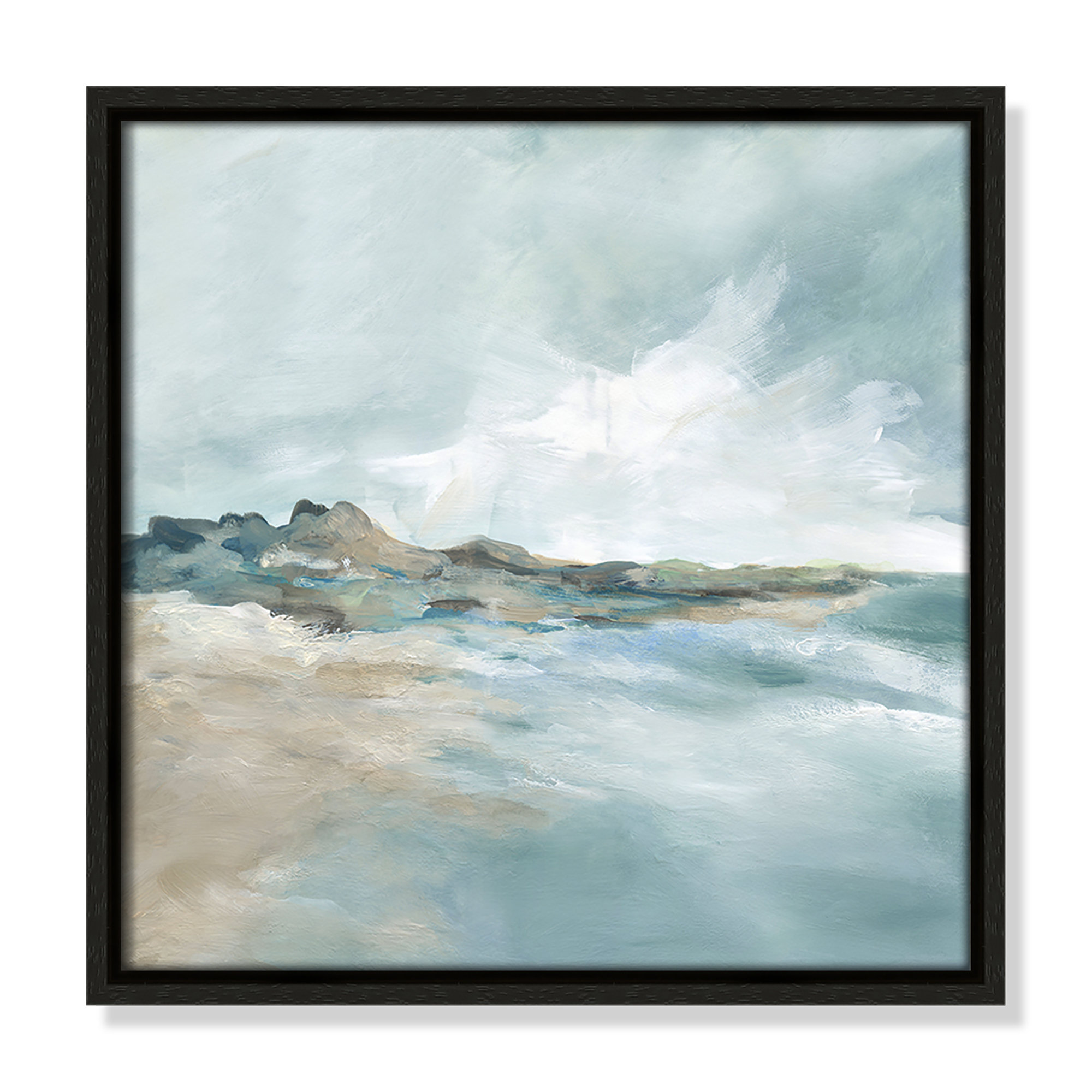 Sandpoint Print by Carol Robinson, Espresso, 13.5" H x 13.5" W