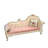82.68"French solid wood upholstered queen-sized chair