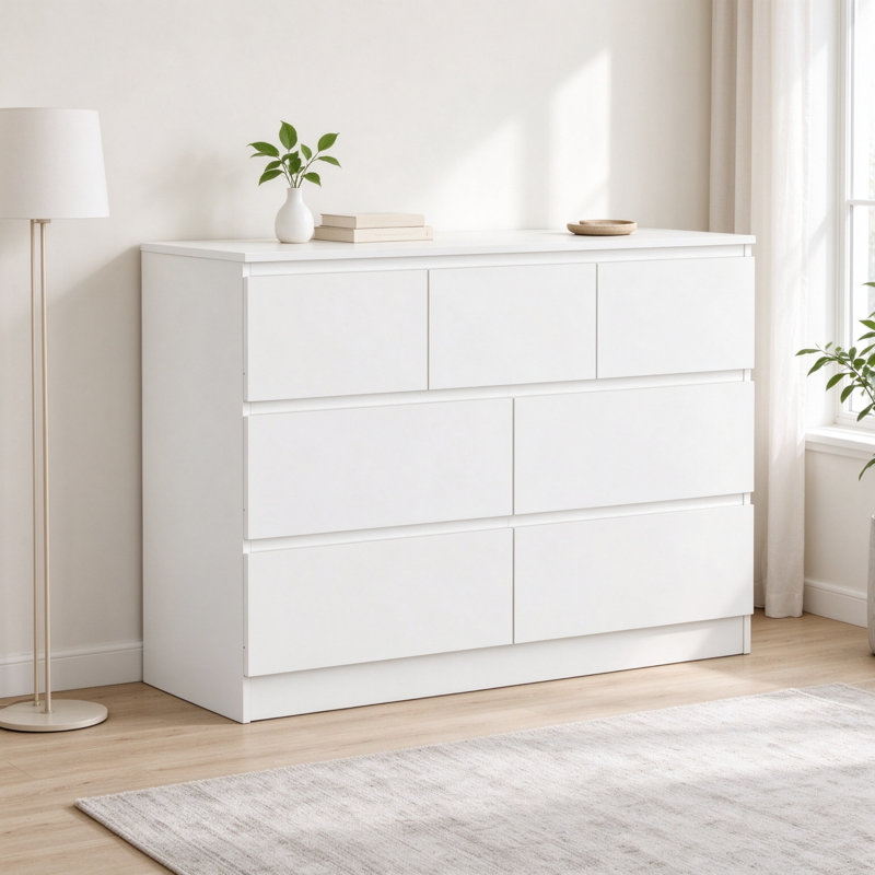 106 cm W Chest of 7 Drawers