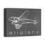 Art sur toile croquis avion Flara-2106642343-2106642342