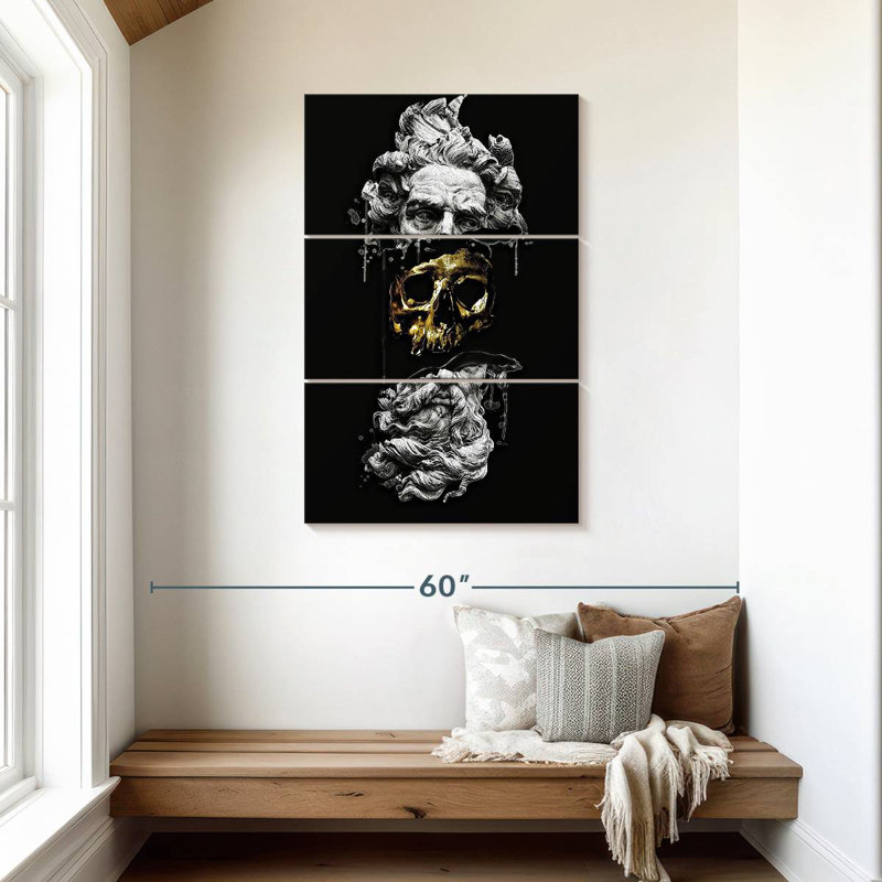 Leisha Hidden Skull, 45" H x 28" W