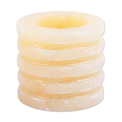 2.4'' H Stone Tabletop Tealight Holder