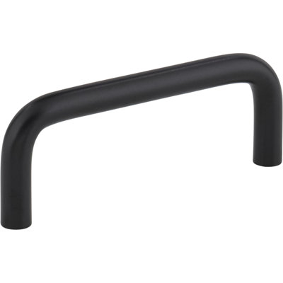 Torino 3" Center-To-Center Matte Black Torino Cabinet Wire Pull