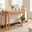 Table console en bois avec plateau épais-176211202