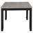 Centera Grey And Black Rectangular Dining Table With Extension Leaf