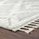 Tapis gris / blanc Lauri Southwestern