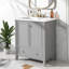 Meuble-lavabo multifonctionnel 30 po avec lavabo et meuble-lavabo 30 po