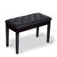 Banc de rangement rembourré en similicuir