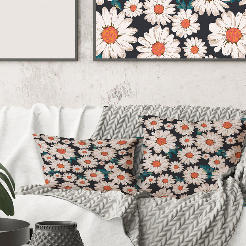 Floral Throw Pillow