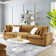 Commix Down Filled Overstuffed Performance Velvet 3-Seater Sofa In Green