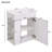 Modern Floating Bathroom Vanity With Ceramic Basin