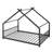 Modern Metal House Bed with Sturdy Construction-129109678