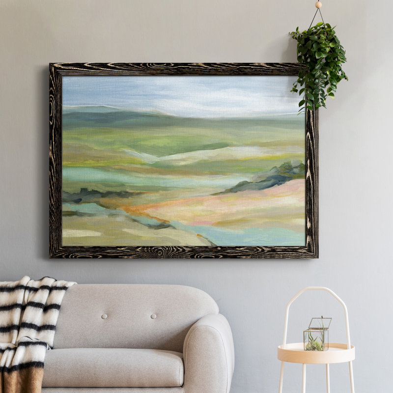 River Valley - Peinture sur toile encadrée, Noir, H 37,5 po x l 27,5 po x P 1,5 po