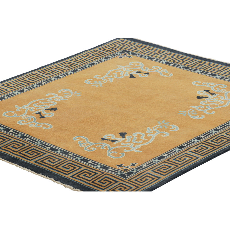 One-of-a-Kind 4'1x4'5 Hand Knotted Area Rug