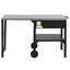 Chariot de cuisine avec chariot pliable et plateau de rangement-655800613