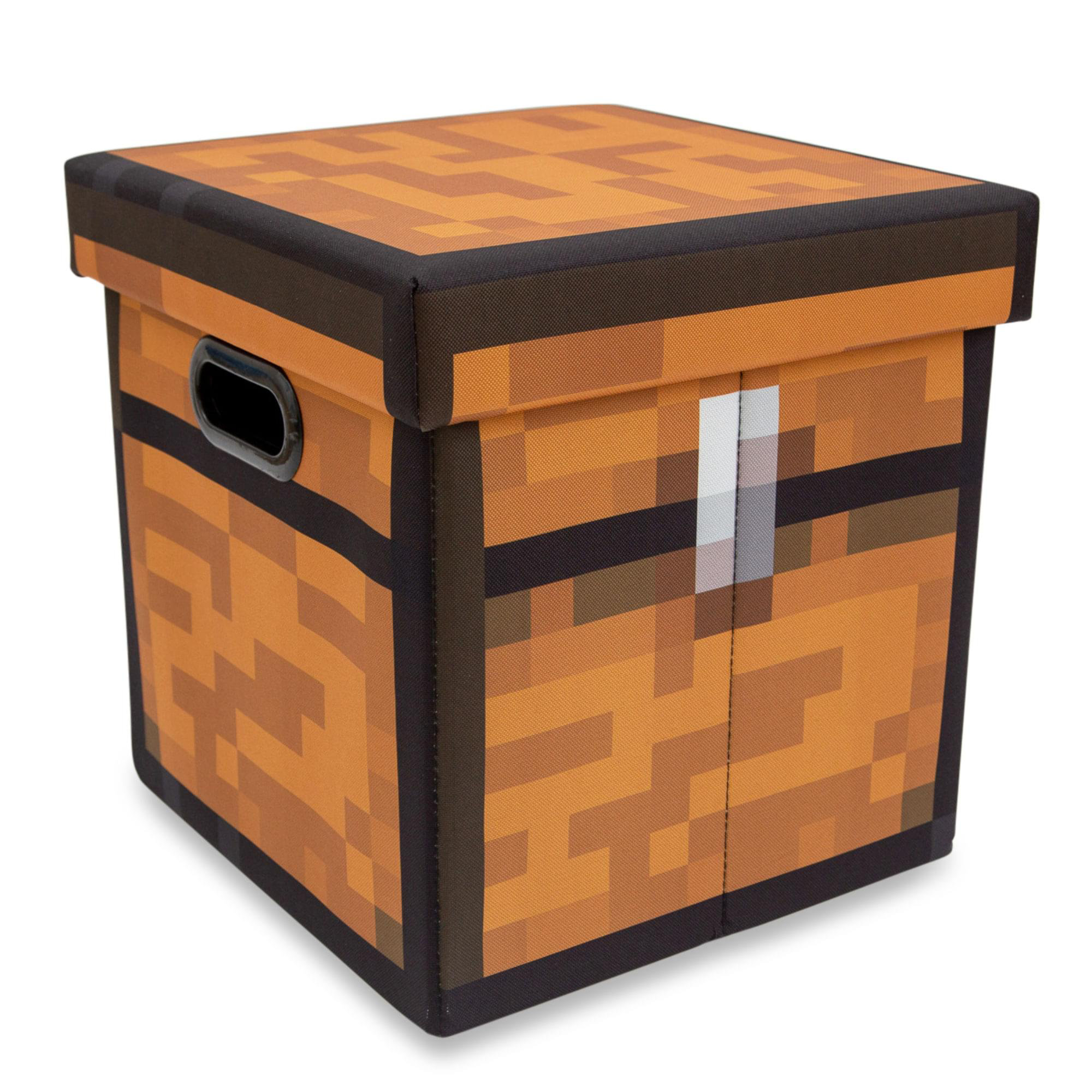 Minecraft Bee Fabric Storage Bin Cube Organizer with Lid 15 Inches