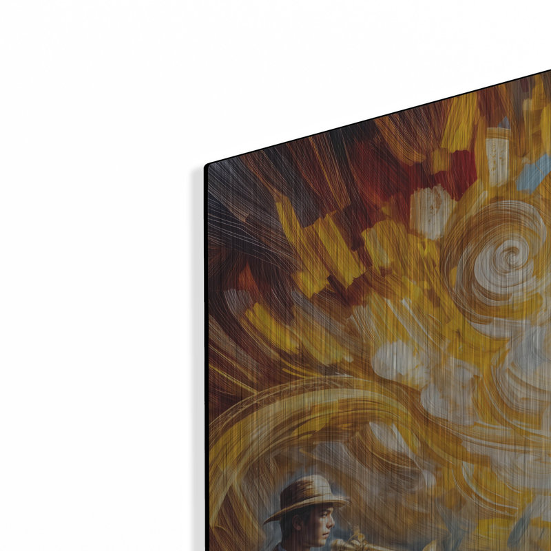«Jazz Band Abstract» par Rey Klimt, art mural, Wrapped Canvas, 36" H x 36" W