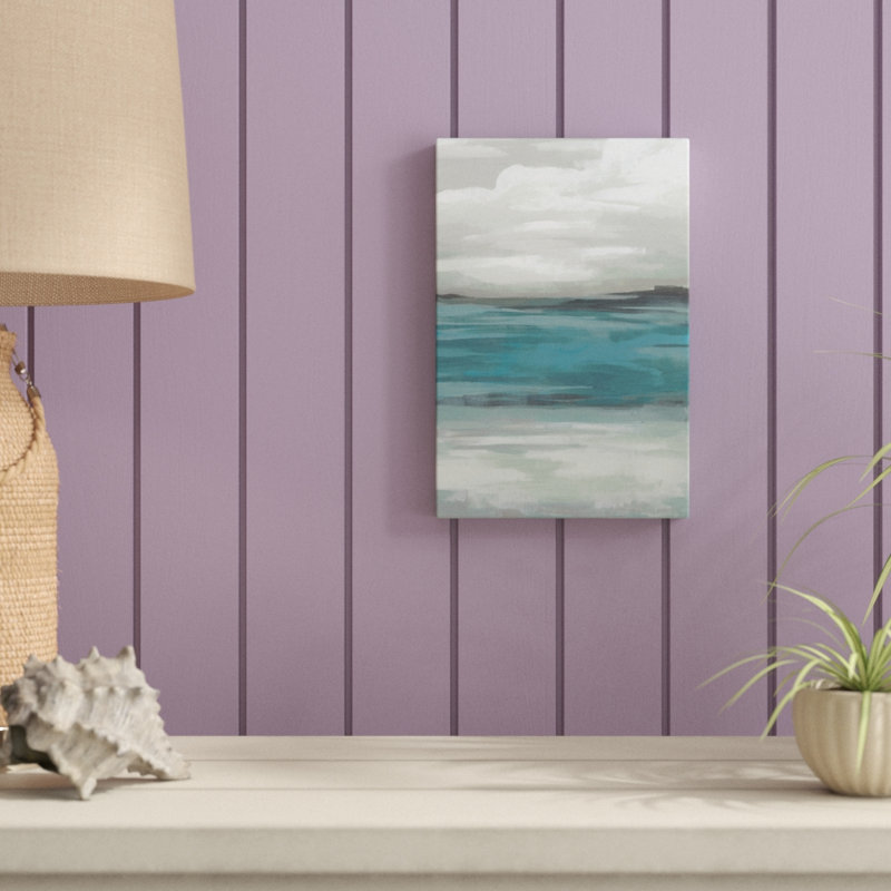 «Storm Front I», peinture sur toile, H 12 po x l 8 po