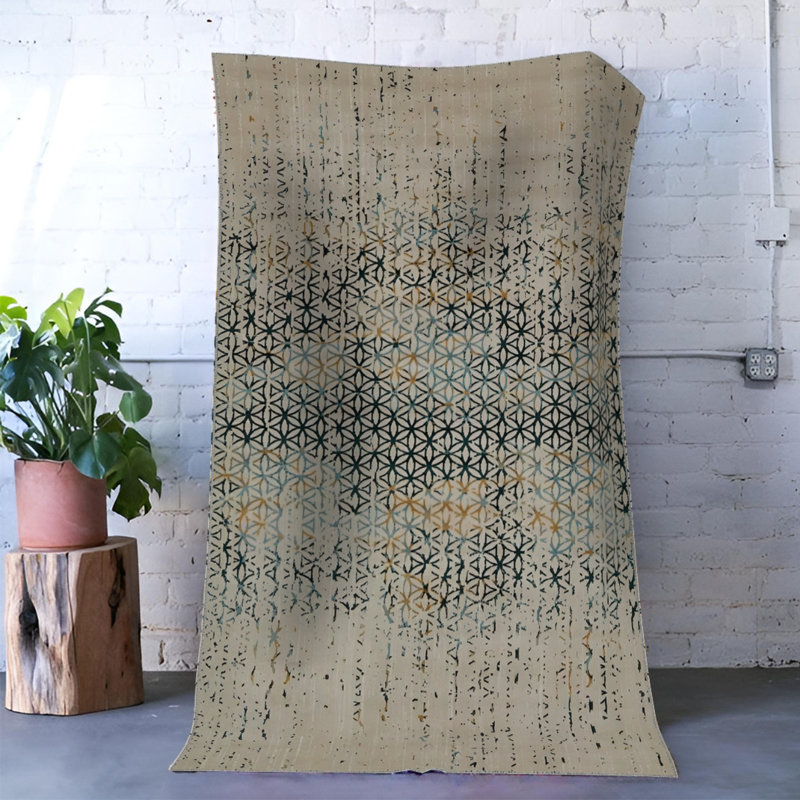 Tapis intérieur / extérieur Vedh, Rectangle 5 pi x 6 pi 6 po