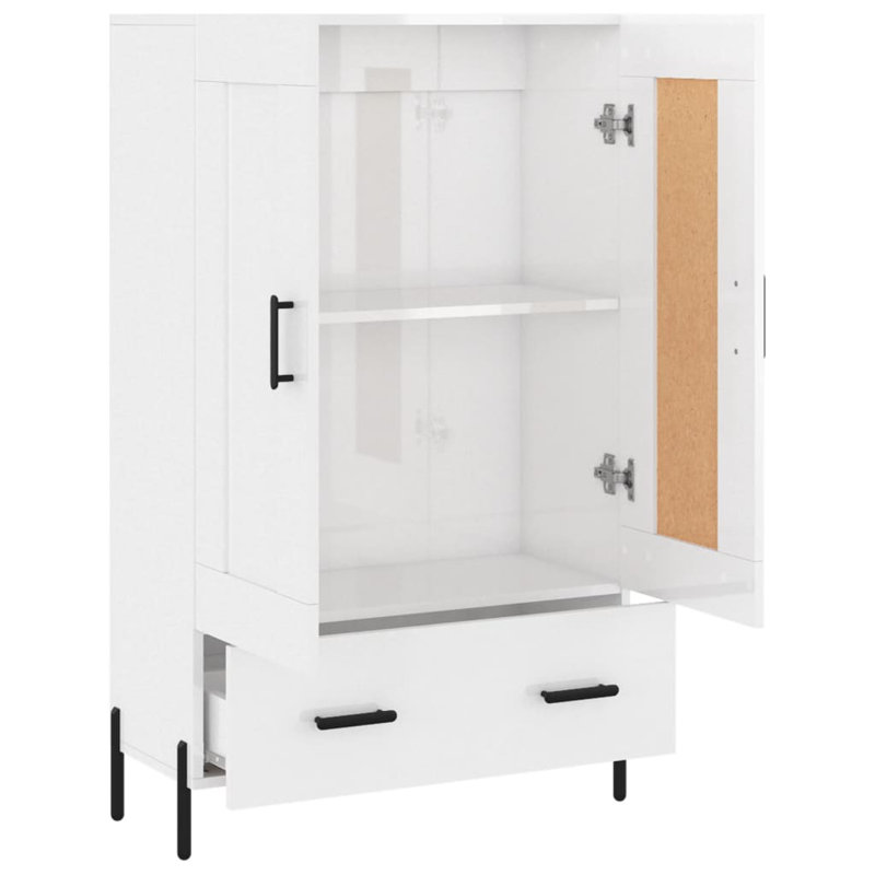 Maevery 69.5cm Sideboard, Gloss White