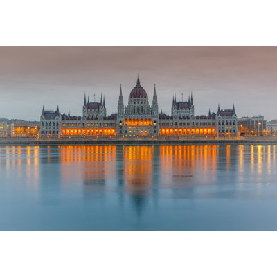 Parliament Building, Budapest 1 Piece Wrapped Canvas Wall Art