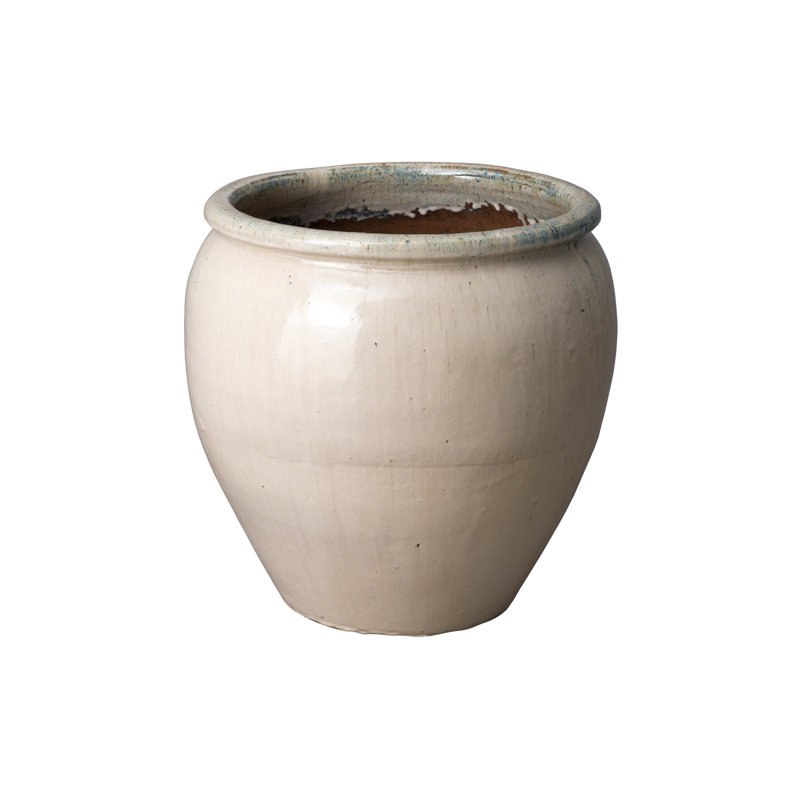 Engel Handmade Ceramic Pot Planter, 21" H x 21" W x 21" D