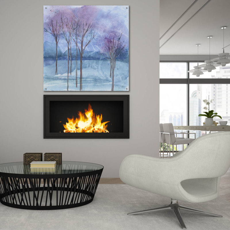 «Evening Serenade 1» par Chris Paschke, art mural en verre acrylique, H 36 po x l 36 po x P 0,2 po