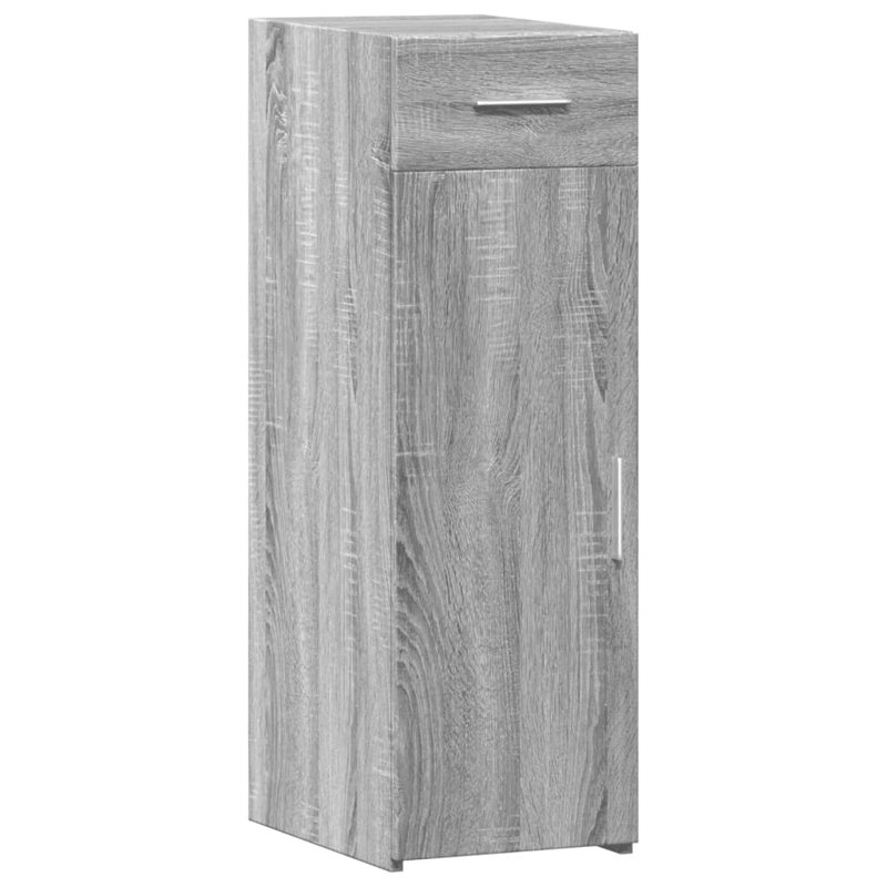 Neelum Sideboard, Grey/Sonoma, 93cm H x 30cm W x 42.5cm D