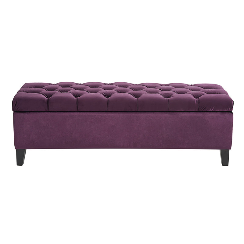 Repose-pieds avec rangement Glouster, Mauve