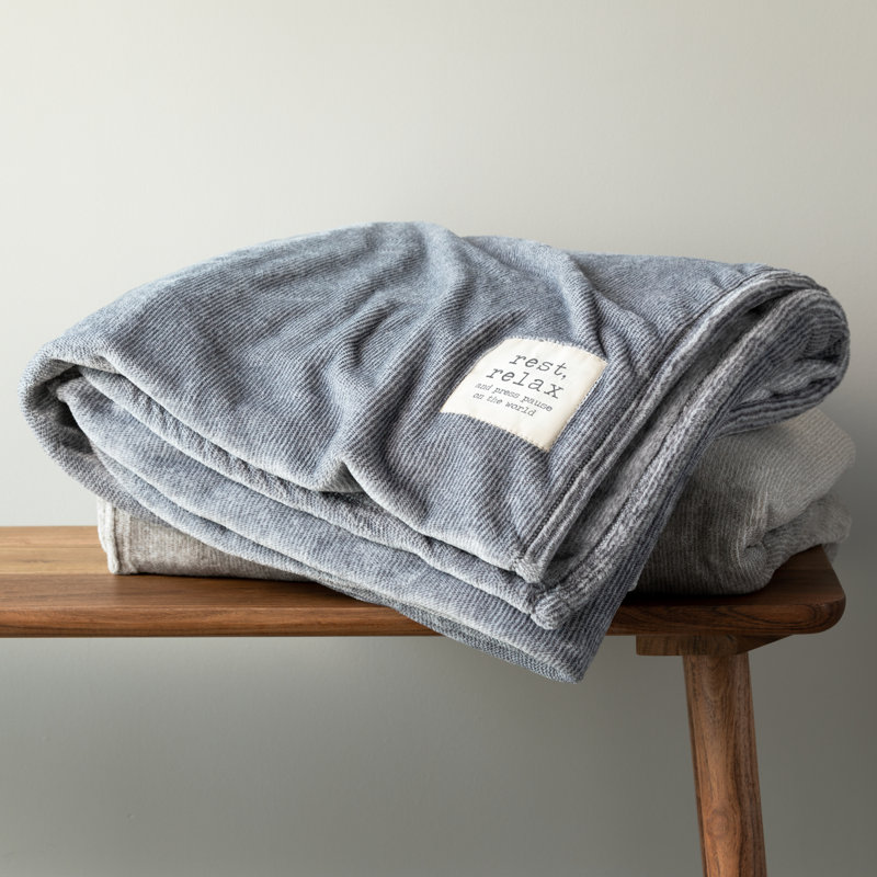 Knitted Throw Blanket