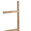 Wood 5 Freestanding Towel Stand