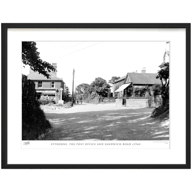 Eythorne, The Post Office And Sandwich Road C1960 - Single Picture Frame Print, 60cm H x 80cm W x 2.3cm D