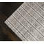 Tapis gris tissé à la main à motif de chevrons Pétrolia-19565250