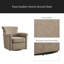 Fauteuil d'appoint pivotant en similicuir-597365128