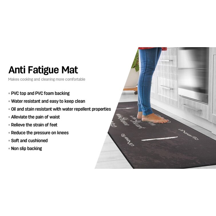 Lark Manor Airina Anti-Fatigue Non-Skid Kitchen Mat & Reviews