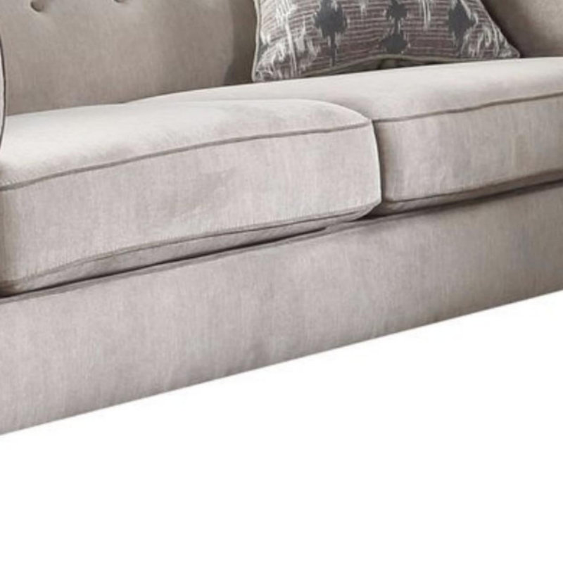 Modern Sofa w/ Pillows