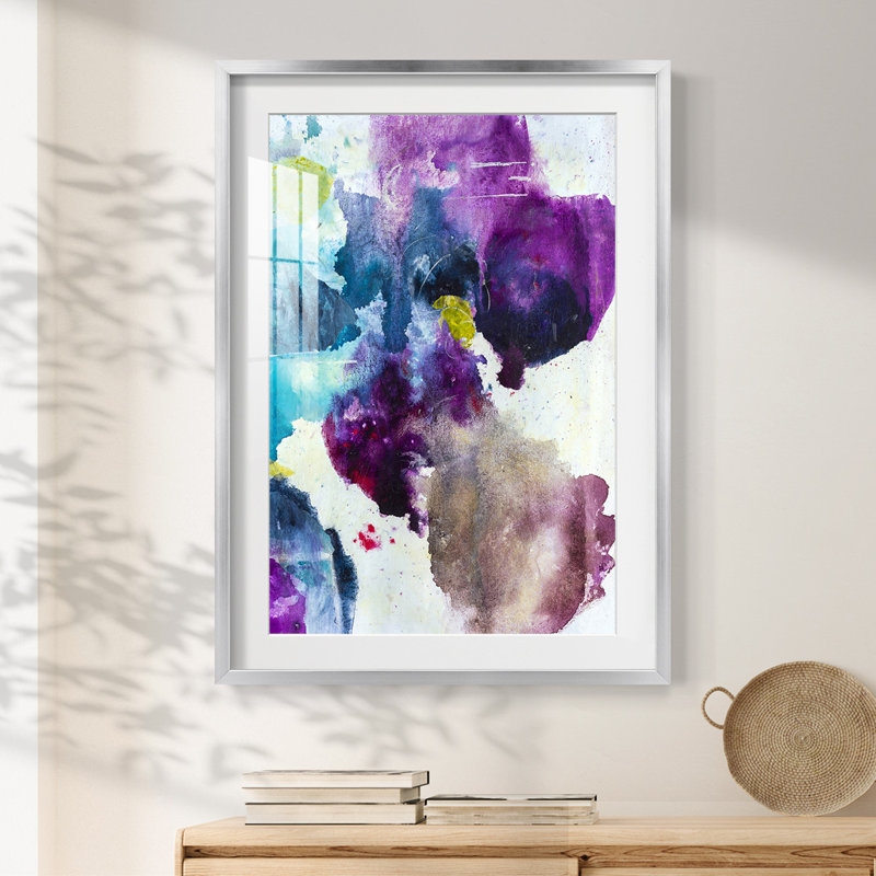 Rêve II - impression encadrée, H 28,5 po x l 20,5 po, Argent argent
