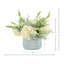 Spring Centerpiece with Hydrangeas, Eucalyptus and Heather