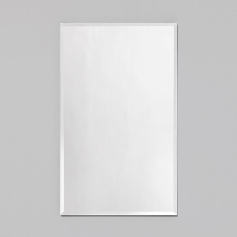 R3 Series Recessed or Surface Mount Frameless Medicine Cabinet with 3 Adjustable Shelves